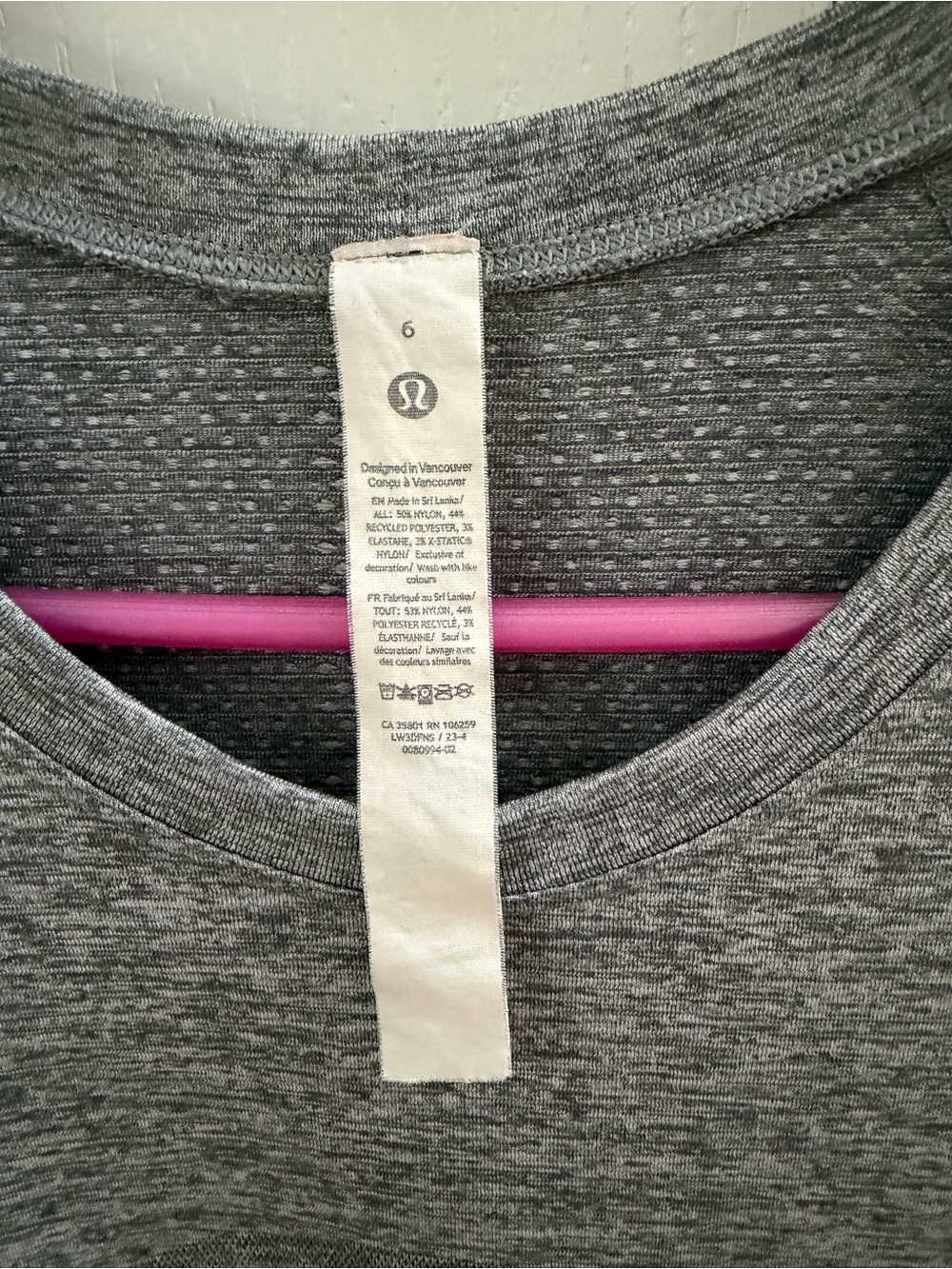 lululemon athletica Short Sleeve Tee in Gray